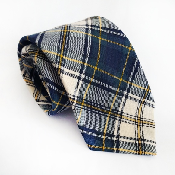 Robert Stewart Other - Robert Stewart Vintage Mens Cotton Blend Plaid Tie